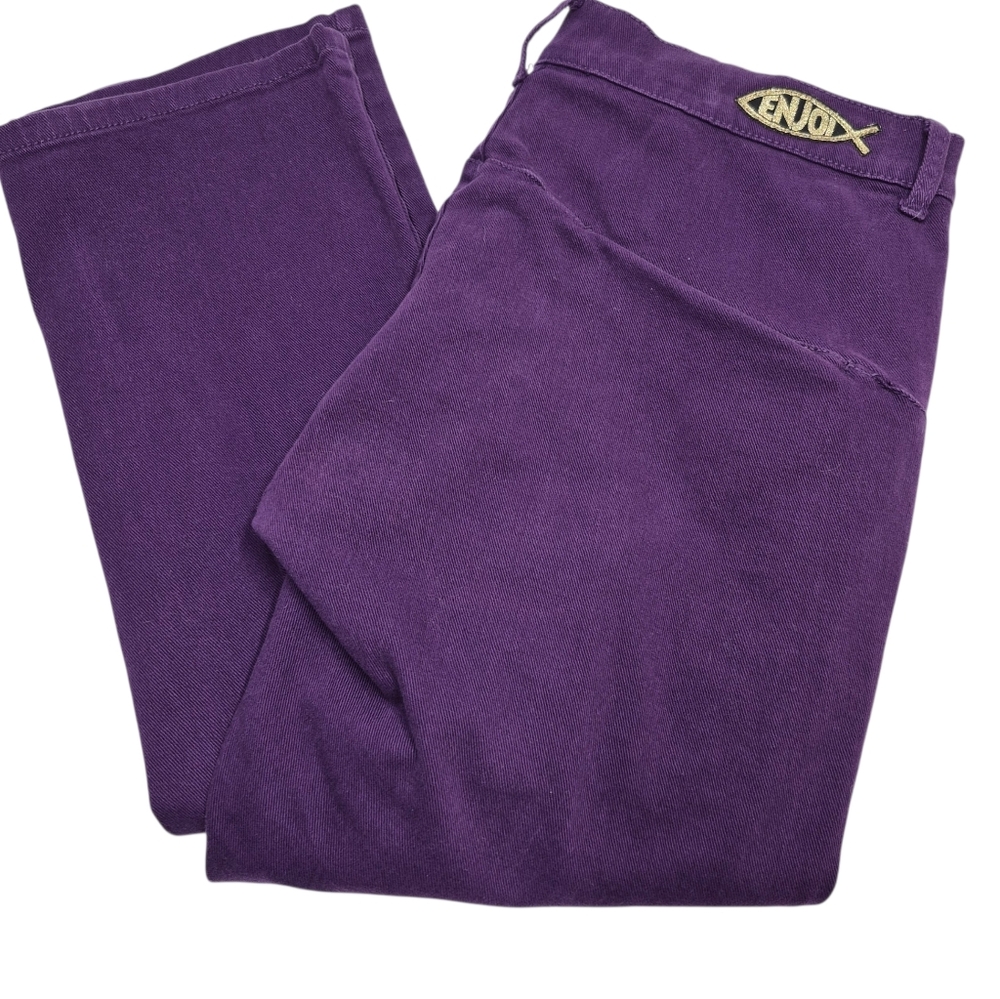 ENJOI Purple Men's Sunday Slim Pants Size 32 Skateboard Hip Hop